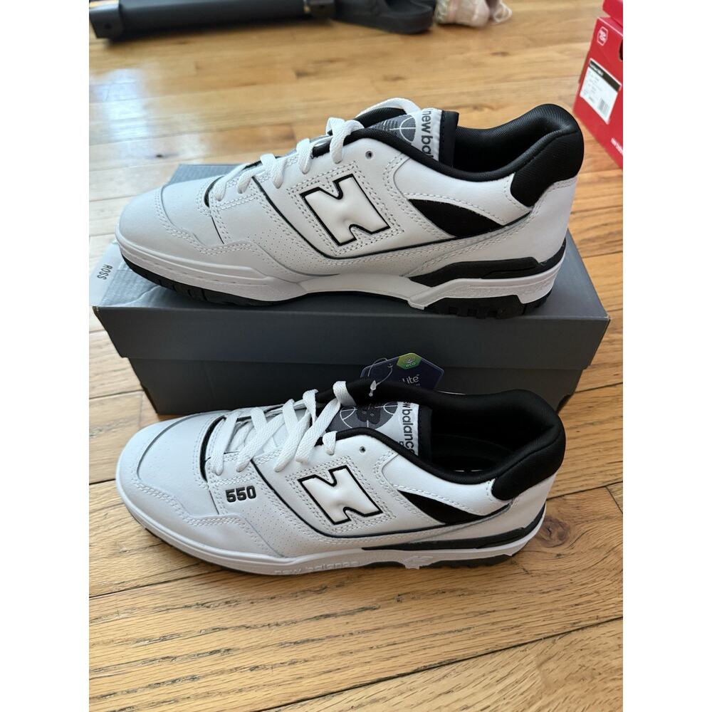 New Balance 550 White Black BB550HA1 MENS Size 7.5